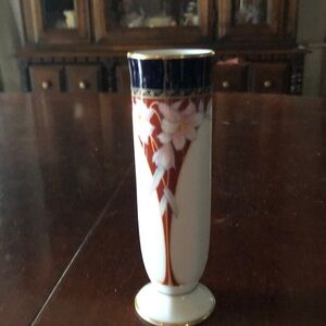 Legacy Noritake Bud Vase with gold trim